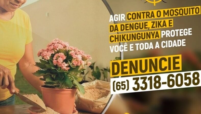 Cuiabá amplia campanha “Todos Contra a Dengue” e reforça alerta de prevenção