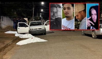 Polícia Militar intercepta veículo e mata quatro criminosos que haviam tentado executar rival