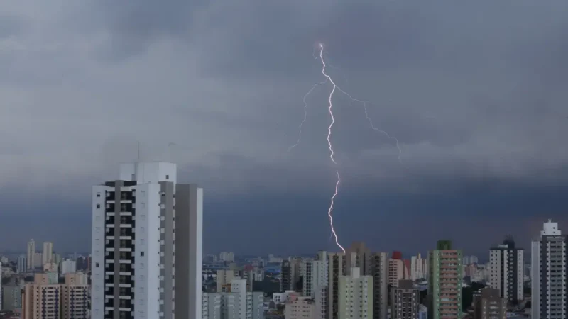 Inmet emite alerta de perigo para temporais em todo o país
