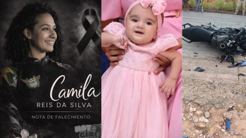 Mãe morre no HMC um mês após perder filha de 3 anos em acidente entre moto e caminhão