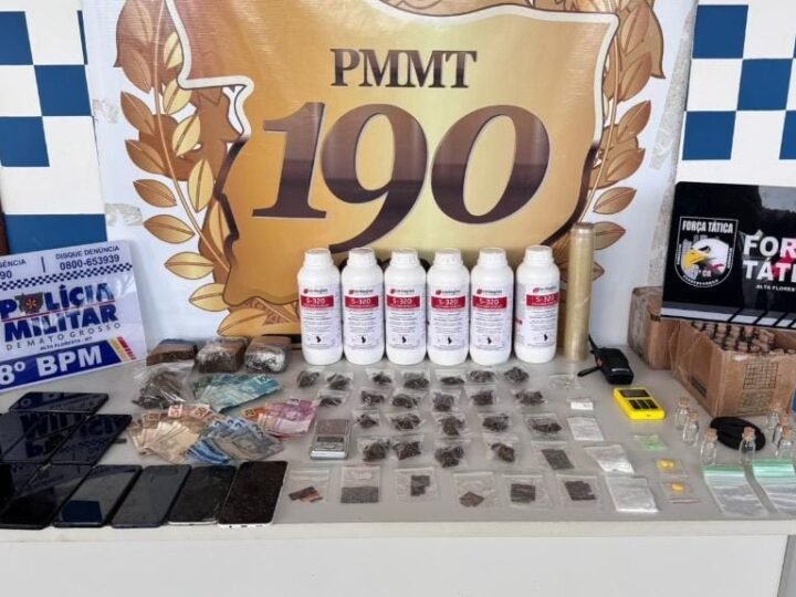 Após sequestro, PM prende casal e apreende adolescente por tráfico de drogas em MT