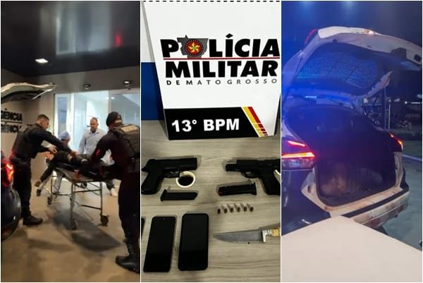 PM frustra assalto à casa de produtor rural e três bandidos morrem no interior de MT