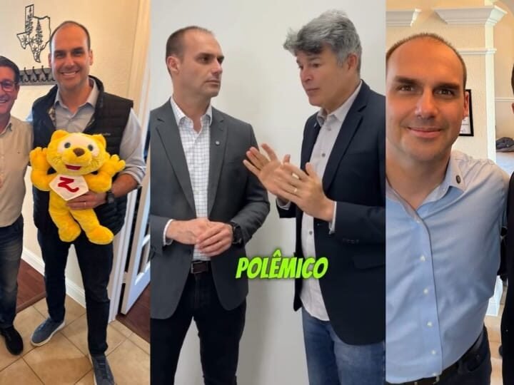 Deputados visitam Eduardo Bolsonaro nos EUA e discutem taxação de produtos brasileiros