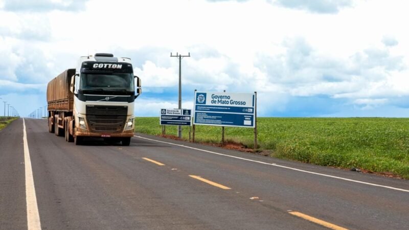 Investimentos em rodovia acompanham expansão da produção agrícola em MT
