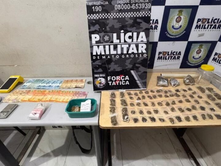 ‘Vovô do tráfico’ e mais dois são presos com drogas e R$ 1,3 mil em dinheiro na capital