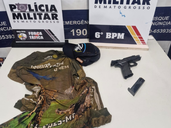 Ciclista tenta matar quatro pessoas em bar e atinge proprietário de raspão em MT