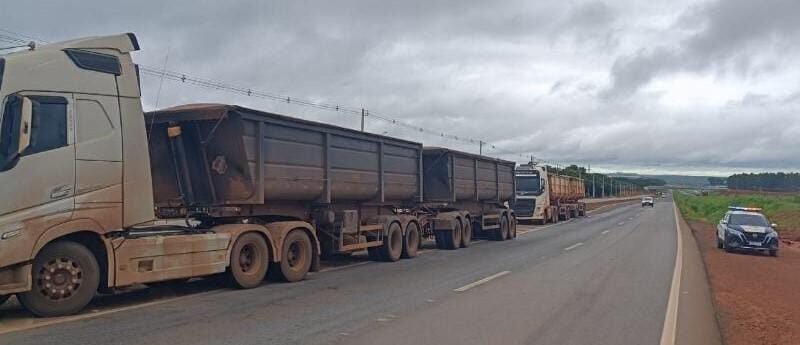 PM recupera carretas com mais de 100 toneladas de defensivos agrícolas furtados no Pará