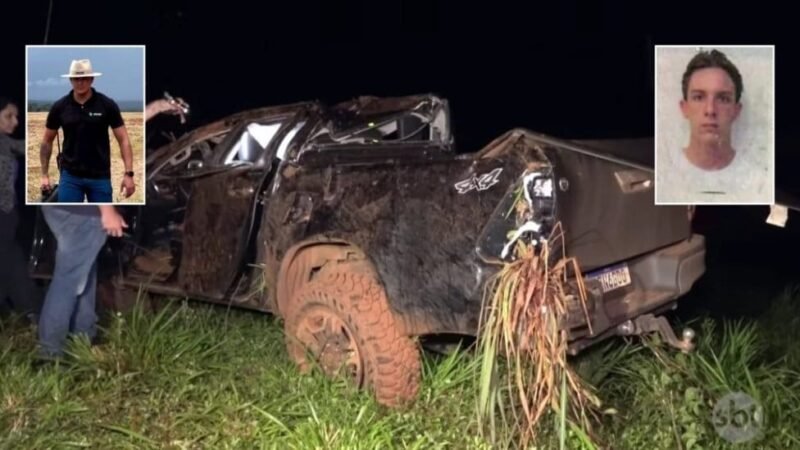 Empresário é preso por abandonar amigo morto após acidente com caminhonete