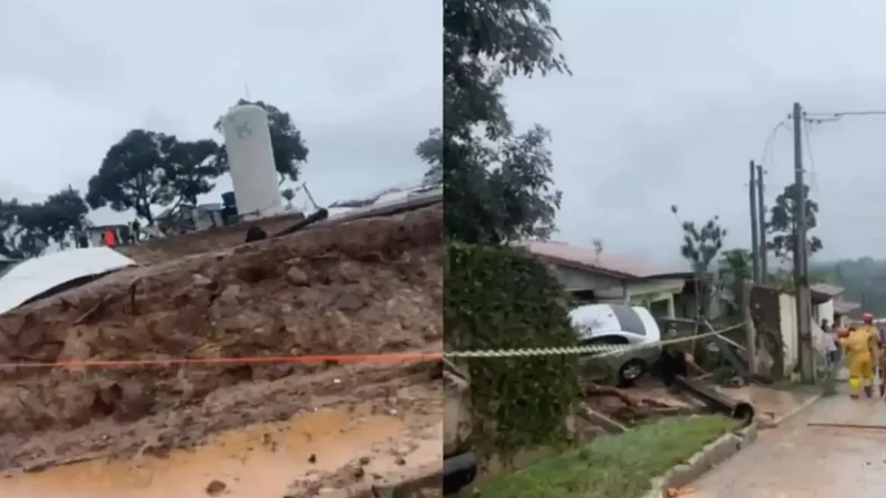 Rompimento de reservatório da Sabesp provoca uma morte em Mairiporã
