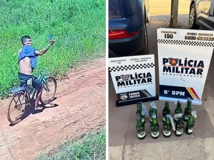 Faccionado é preso pela PM por usar coquetéis molotov e incendiar casa de rival em MT