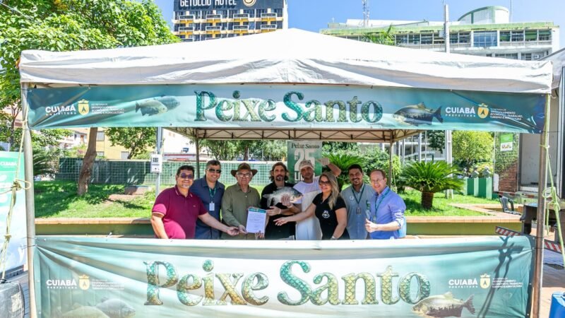 Mais de 50 toneladas de peixe santo estão disponíveis ao custo de R$ 25 o quilo