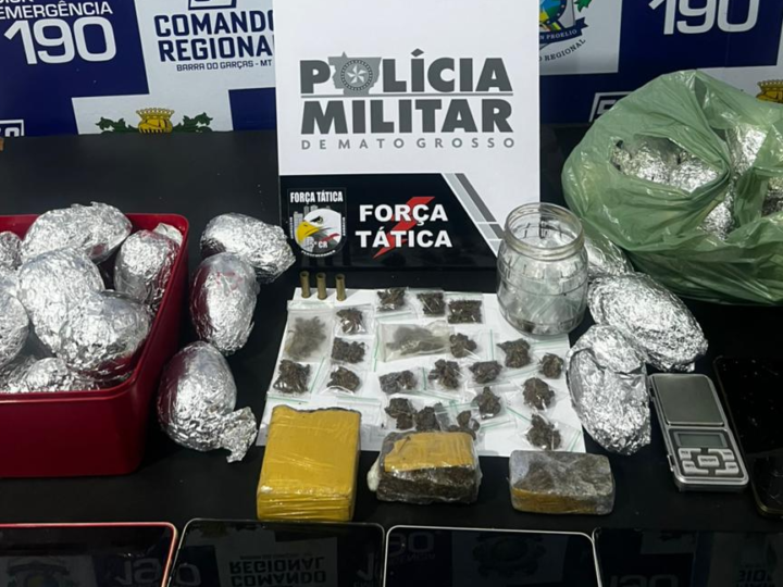 Força Tática prende dupla e apreende drogas e ovos de Páscoa que seriam distribuídos por facção criminosa