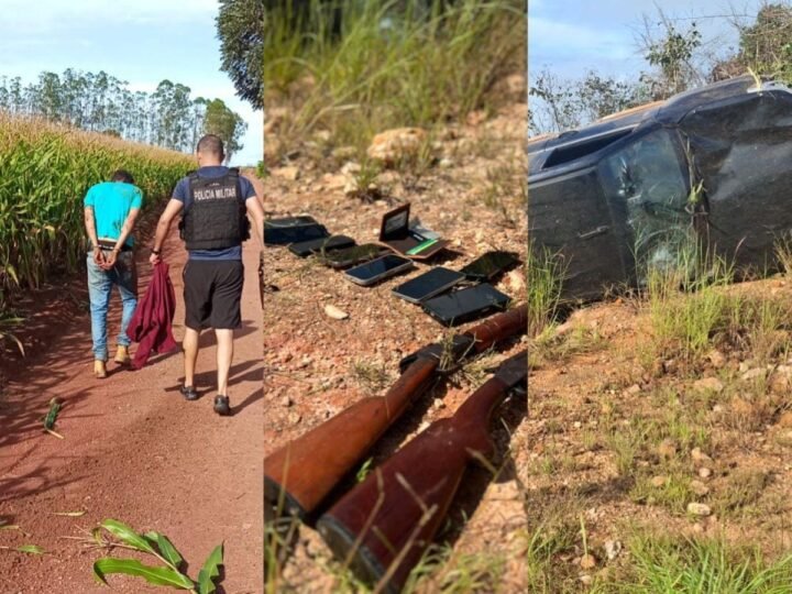 Quadrilha mantêm vítimas reféns por 12 horas e é presa após perseguição em MT