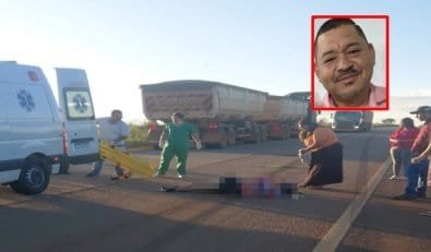 Assessor de prefeitura morre após ser atropelado enquanto pedalava em rodovia de MT