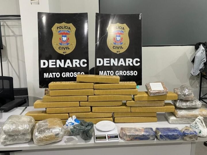 Polícia Civil localiza depósito de drogas em área de mata em Várzea Grande e prende traficante