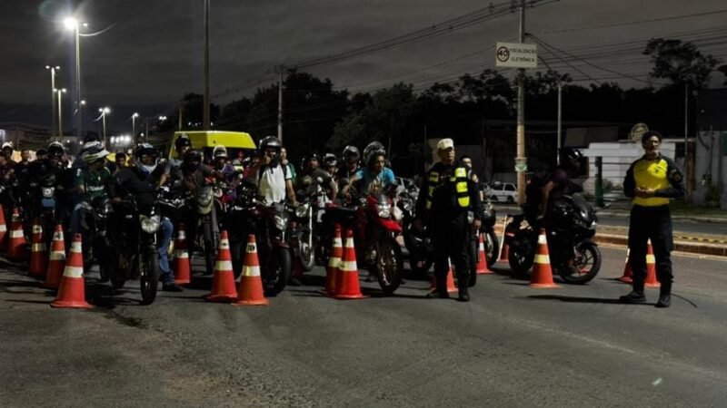 Fiscalização resulta em sete multas e cinco motos apreendidas em Cuiabá