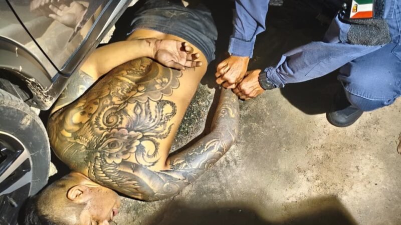 GM arromba apartamento, salva vítima de agressão e prende suspeito após salto do 3º andar