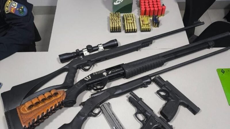 Operação prende 35 pessoas e apreende 8 armas que podem ter sido utilizadas em crimes