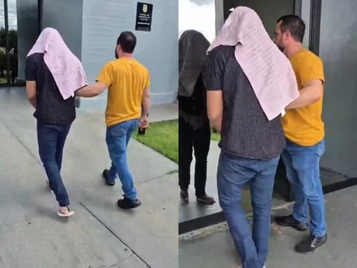 Homem é preso após invadir trabalho e tentar matar ex-mulher; facada atingiu o braço