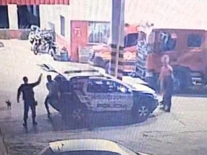 Homem é preso em flagrante após invadir batalhão do Corpo de Bombeiros em MT; vídeo