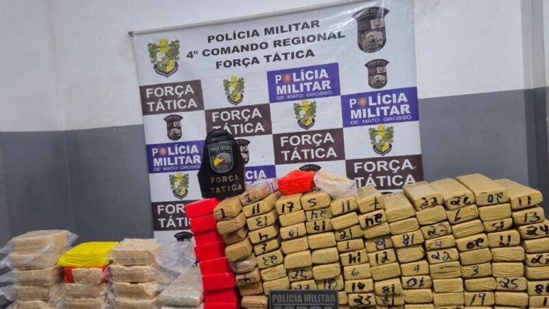 Força Tática flagra Hilux com carga de drogas avaliada em R$ 2,5 milhões e prende motorista