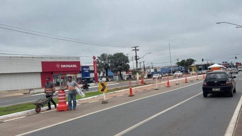 Obras do BRT entram em nova fase com implantação das estações em Várzea Grande