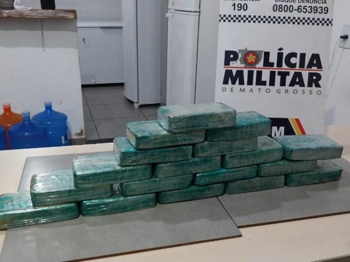 Casal de faccionados é preso com pasta base de cocaína que seria levada para Várzea Grande