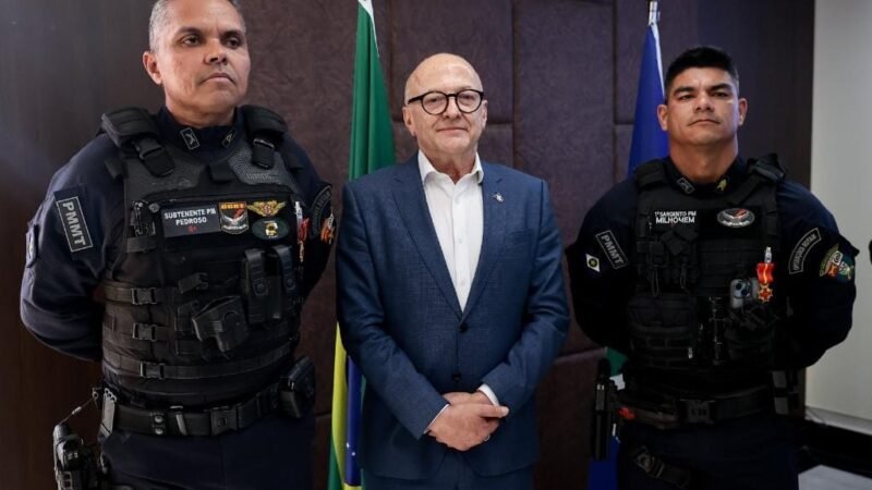 Governador condecora PMs por atos de bravura: “Vale o sacrifício e esforço”, afirma sargento