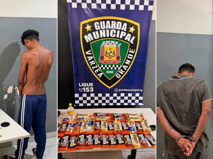Guarda Municipal de Várzea Grande apreende chocolates furtados e localiza drogas