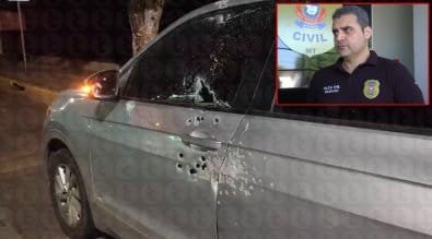 Delegado condenado por invadir casa de empresária em condomínio na capital sofre atentado a tiros