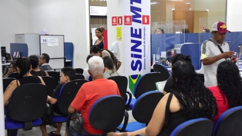 Mais de 2,1 mil vagas de trabalho são disponibilizadas pelo Sine-MT nesta semana