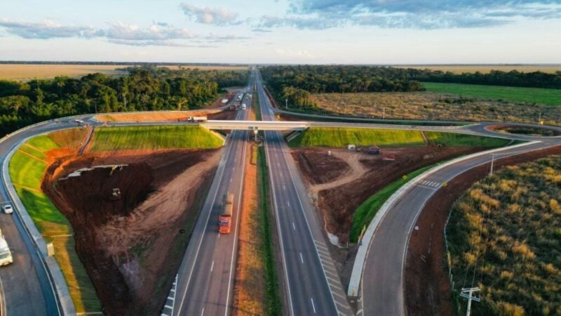 Estado e Nova Rota já entregaram 232 km de duplicação da BR-163 com acostamento