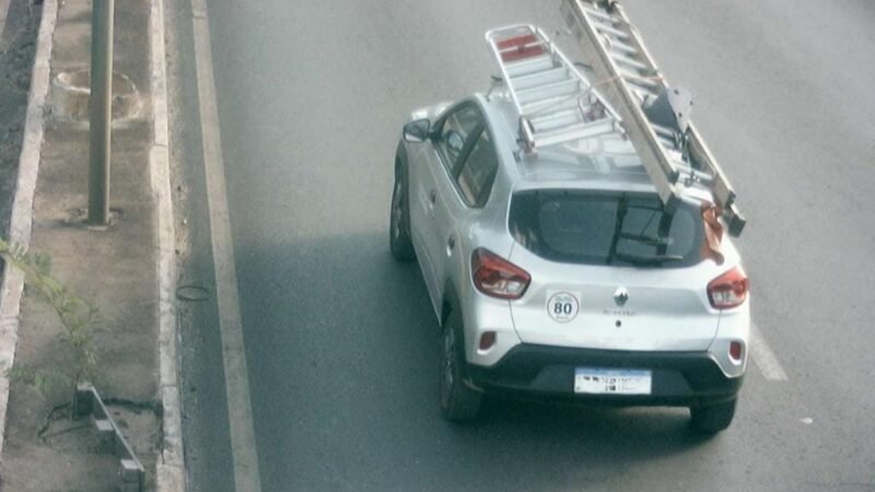Imagens de câmeras auxiliam recuperação de carro menos de 2h após roubo em Várzea Grande
