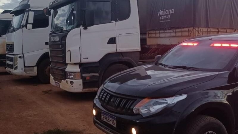 Cinco membros de quadrilha são presos por desviar cargas de soja avaliadas em R$ 500 mil
