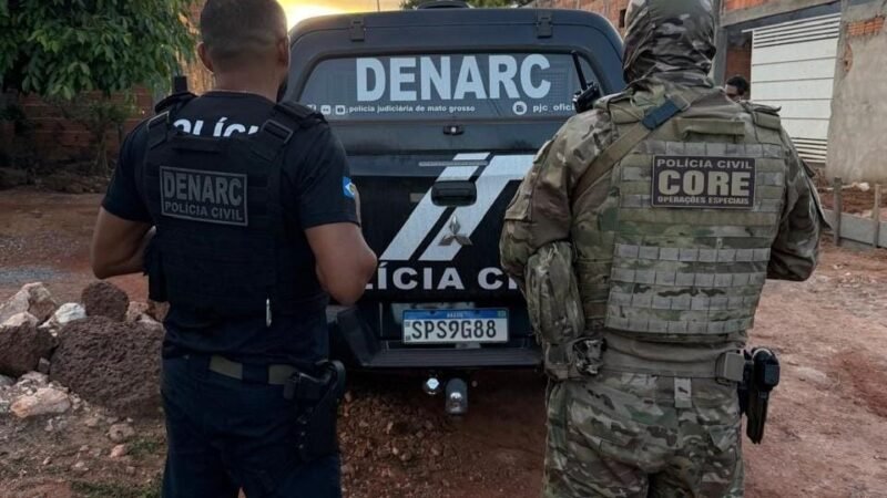 Liderança de facção que criou passagem para fuga é preso em acão contra o tráfico em Cuiabá
