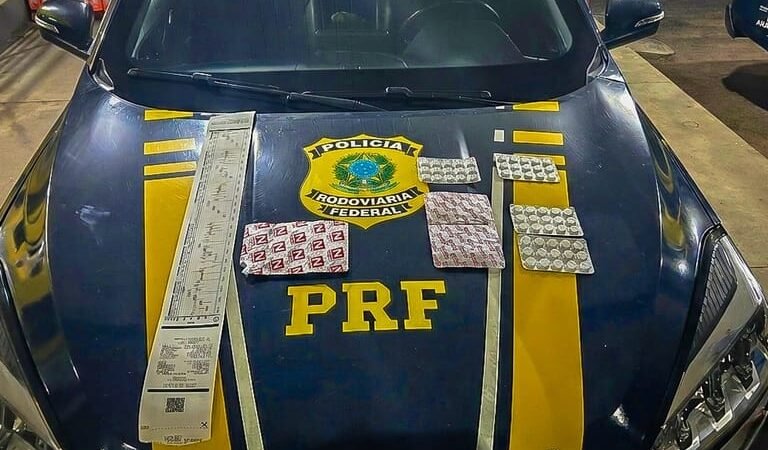 Motorista é flagrado pela PRF com cartelas de ‘rebite’ durante fiscalização na BR-174 em MT