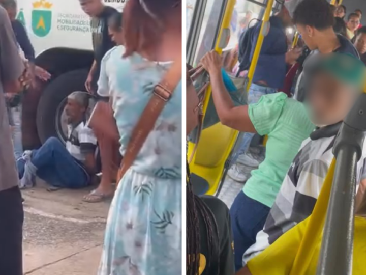 Assediador é amarrado após esfregar pênis em adolescente dentro de ônibus em Cuiabá