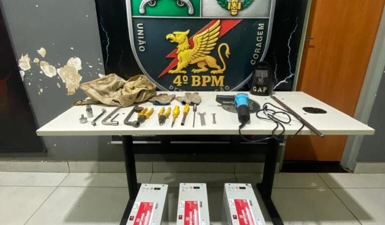 Bandido é preso por furtar baterias de telefonia avaliadas em R$ 21 mil em Várzea Grande