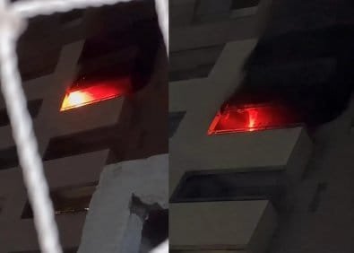 Incêndio atinge apartamento no 13º andar de prédio residencial em Cuiabá; vídeo