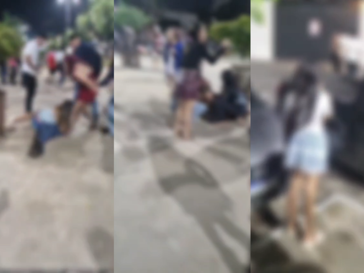 Briga generalizada após festa junina no Liceu Cuiabano viraliza nas redes sociais