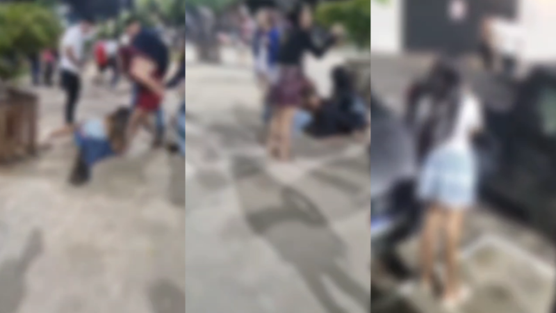 Briga generalizada após festa junina no Liceu Cuiabano viraliza nas redes sociais
