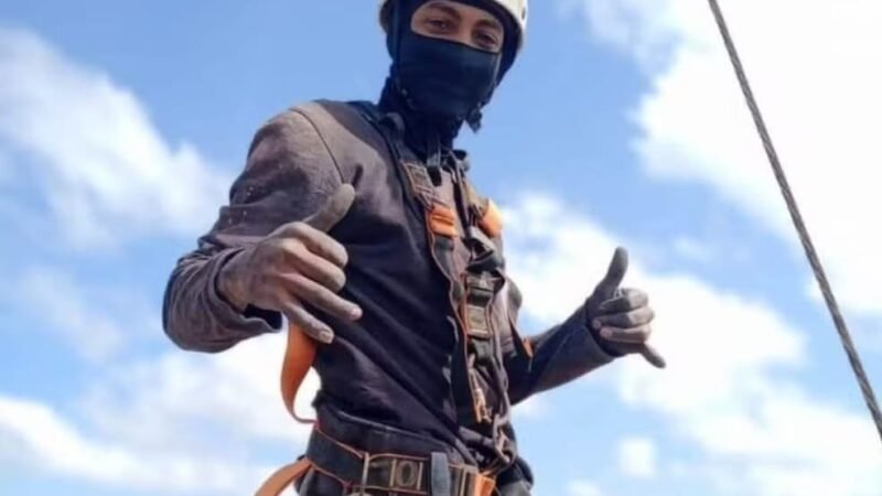 Jovem de 29 anos morre após cair de torre de telefonia às margens da rodovia BR-163
