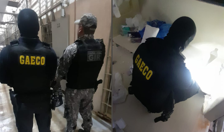 Gaeco faz operação na PCE após réu fazer sinal do Comando Vermelho para juíza