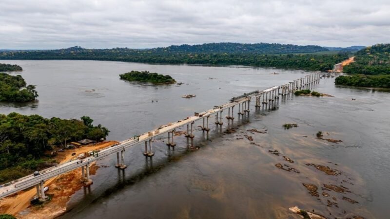 Com 1.410 metros de extensão, ponte do Rio Juruena chega a 68% de execução