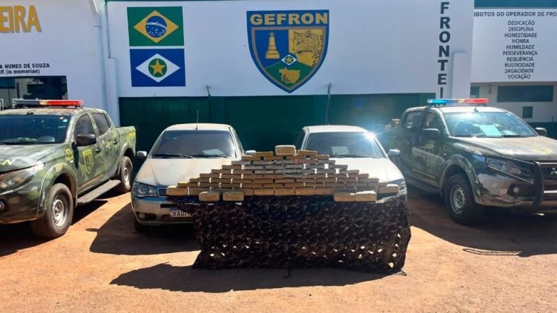 Grefron prende traficantes com 67 kg de drogas e causa prejuízo de R$ 530 mil às facções criminosas