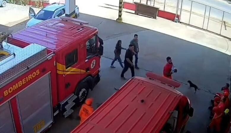 Criança é arremessada após acidente de moto e é reanimada pelo Corpo de Bombeiros em MT
