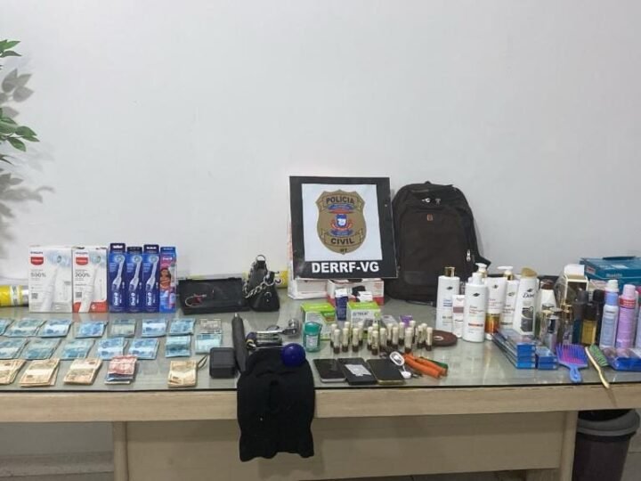 Dois são presos por furto de canetas emagrecedoras e R$ 24 mil de farmácia de Várzea Grande