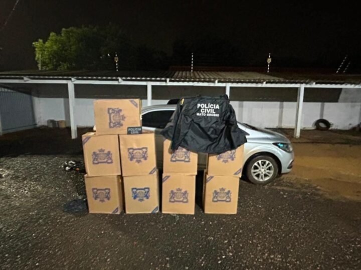 Polícia Civil prende mulher com 495 caixas de cigarros contrabandeados