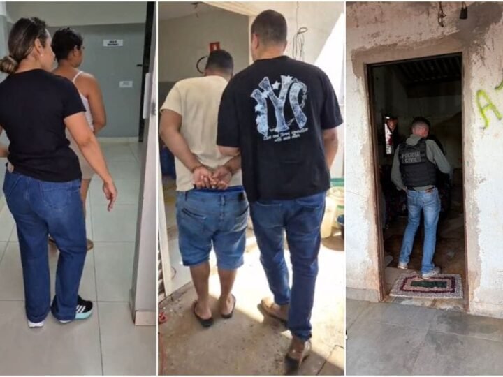 Casal de Cuiabá é preso por comandar tráfico e ‘salves’ praticados por facção criminosa