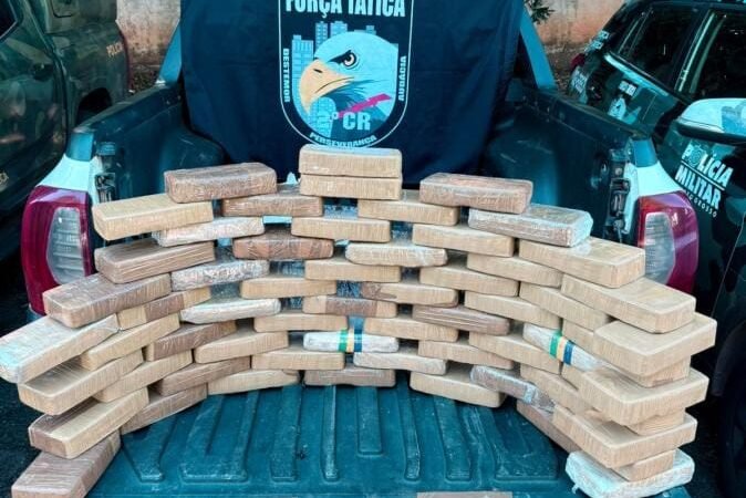 Forças de segurança prendem  traficantes com 63 kg de  pasta-base de cocaína avaliados em R$ 1,2 mi